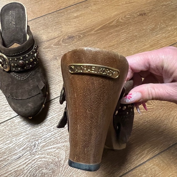 Michael Kors Suede Clogs - Picture 8 of 8